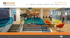 Desktop Screenshot of ozoneinteriors.com